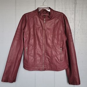 Lock & Love Women's Faux Soft Leather Jacket. Size XL